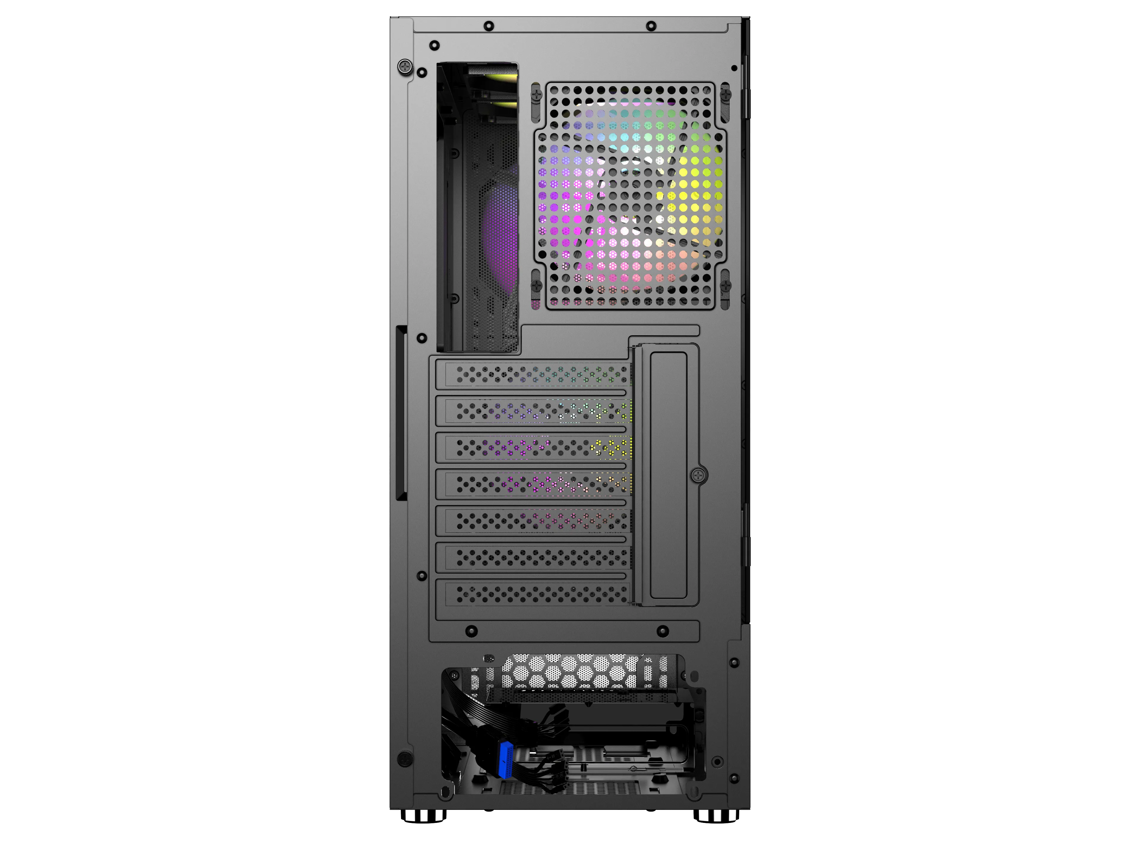 Ant Esports Mid Tower Cabinet (ATX, Micro-ATX, Mini-ITX) Pepper 5F view 2
